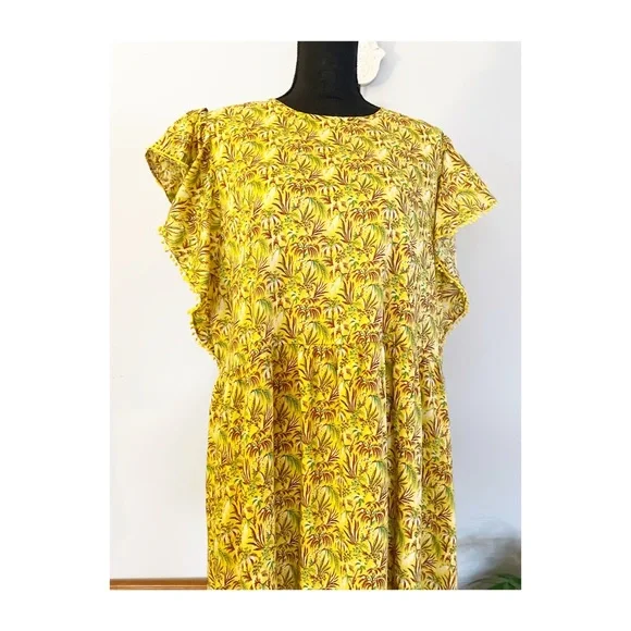 Ann Taylor Yellow Floral Maxi Dress - Picture 7 of 8